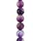 12 Pack: Purple Faceted Agate Coin Beads by Bead Landing™